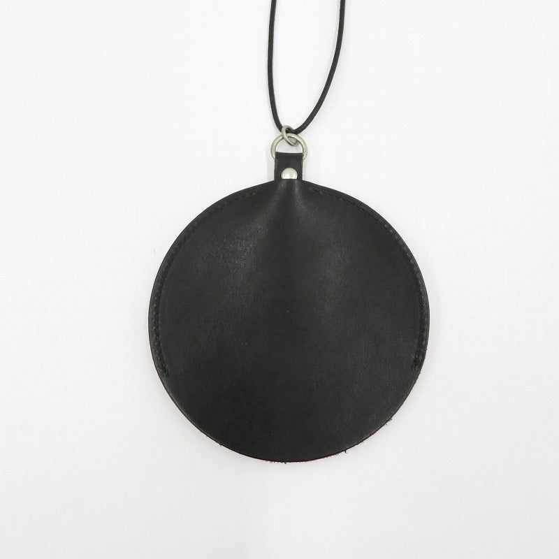 JOHN LAWRENCE SULLIVAN | ジョンローレンスサリバン Leather circle key case キーケース ブラック【瀬戸大橋店】