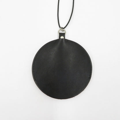 JOHN LAWRENCE SULLIVAN | ジョンローレンスサリバン Leather circle key case キーケース ブラック【瀬戸大橋店】