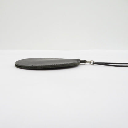 JOHN LAWRENCE SULLIVAN | ジョンローレンスサリバン Leather circle key case キーケース ブラック【瀬戸大橋店】