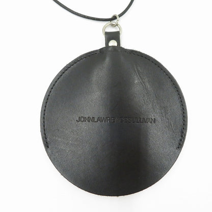 JOHN LAWRENCE SULLIVAN | ジョンローレンスサリバン Leather circle key case キーケース ブラック【瀬戸大橋店】