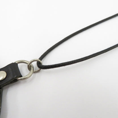 JOHN LAWRENCE SULLIVAN | ジョンローレンスサリバン Leather circle key case キーケース ブラック【瀬戸大橋店】