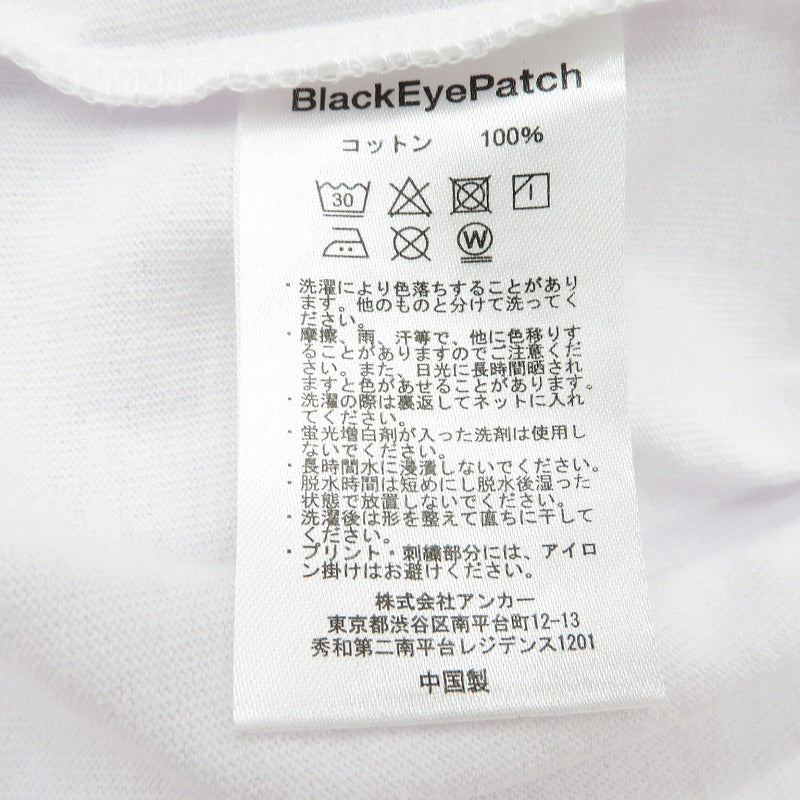 BlackEyePatch | ブラックアイパッチ 半袖Ｔシャツ BEPSS23TE33 ホワイト サイズ：XL【瀬戸大橋店】