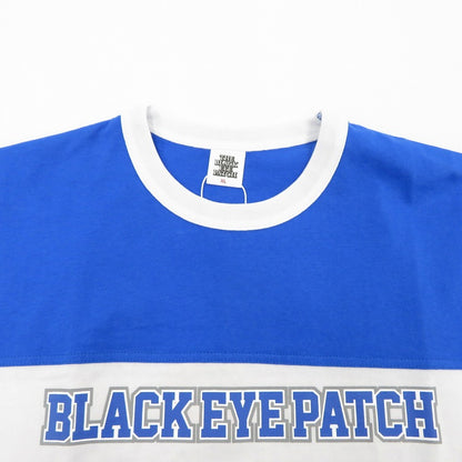 BlackEyePatch | ブラックアイパッチ DOUBLE O FOOTBALL TEE 半袖Ｔシャツ BEPSS24TE37 ブルー サイズ：XL【瀬戸大橋店】