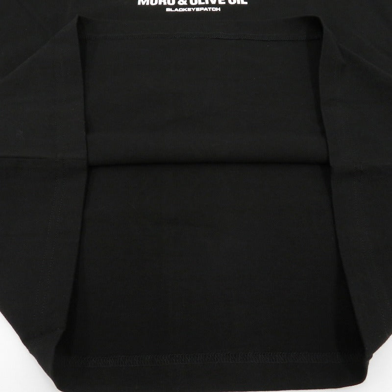 BlackEyePatch | ブラックアイパッチ MURO&OLIVE OIL 半袖Ｔシャツ BEPFW21E02 ブラック サイズ：XL【瀬戸大橋店】