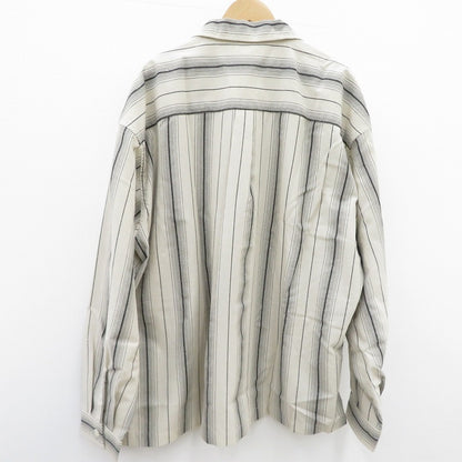 COOTIE | クーティー Dobby Chain Stripe L/S Cavana Shirt 半袖シャツ CTE-26S413 アイボリー サイズ：XL【瀬戸大橋店】