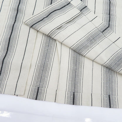 COOTIE | クーティー Dobby Chain Stripe L/S Cavana Shirt 半袖シャツ CTE-26S413 アイボリー サイズ：XL【瀬戸大橋店】