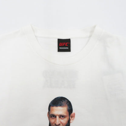WACKOMARIA | ワコマリア ×UFC WASHED HEAVY WEIGHT CREW NECK T-SHIRT 半袖Ｔシャツ UFC-WM-WT03 ホワイト サイズ：L【瀬戸大橋店】