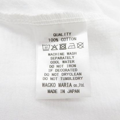 WACKOMARIA | ワコマリア ×UFC WASHED HEAVY WEIGHT CREW NECK T-SHIRT 半袖Ｔシャツ UFC-WM-WT03 ホワイト サイズ：L【瀬戸大橋店】