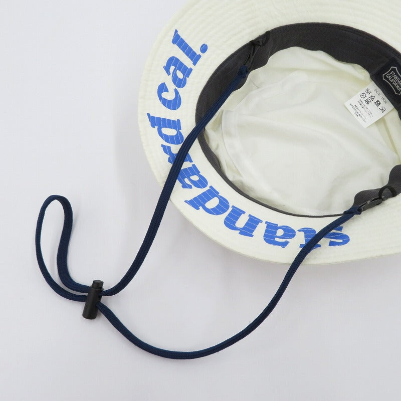 STANDARD CALIFORNIA | スタンダードカリフォルニア Active Logo Hat ハット ホワイト【瀬戸大橋店】