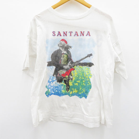 SANTANA Live in concert tour 92 半袖Ｔシャツ ホワイト【瀬戸大橋店】