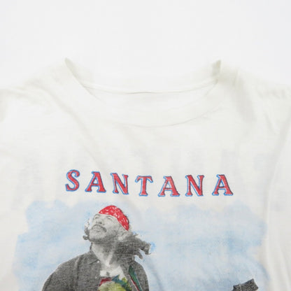 SANTANA Live in concert tour 92 半袖Ｔシャツ ホワイト【瀬戸大橋店】
