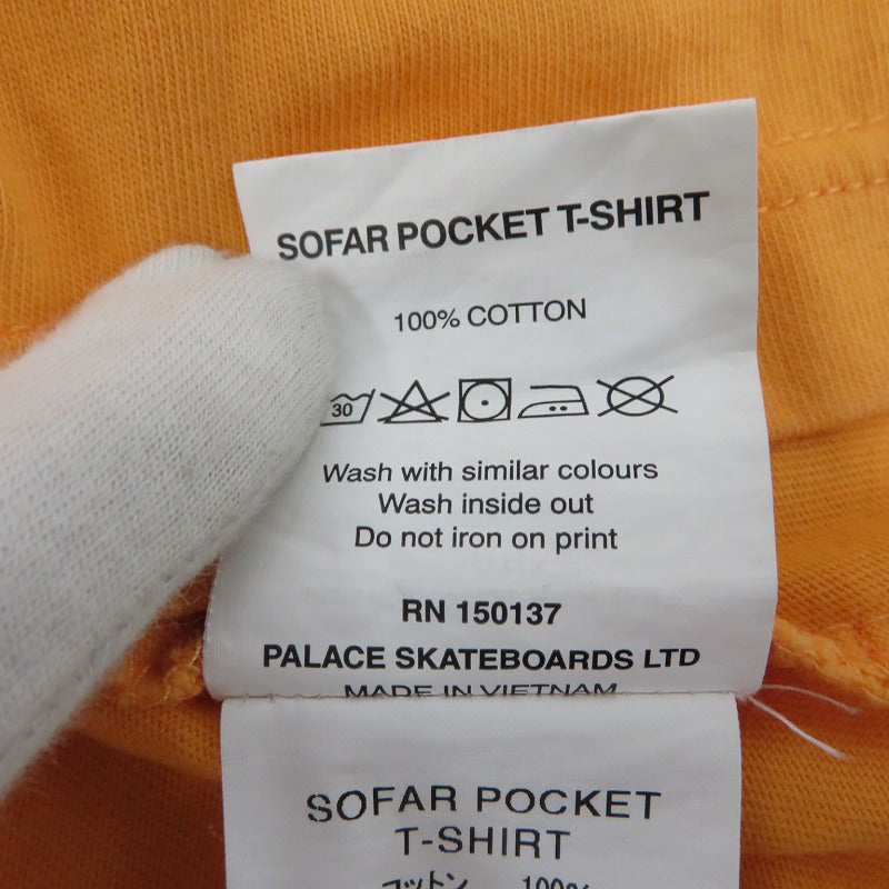 PALACE SKATEBOARDS | パレススケートボード 半袖Ｔシャツ オレンジ【瀬戸大橋店】