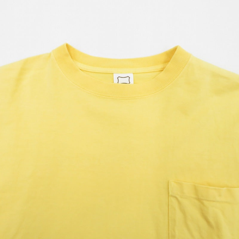 STANDARD CALIFORNIA | スタンダードカリフォルニア Heavyweight Pocket T 半袖Ｔシャツ イエロー【瀬戸大橋店】