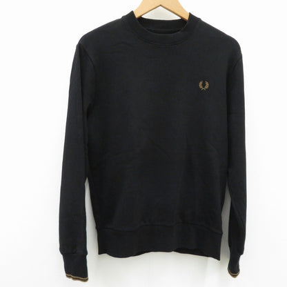 FRED PERRY | フレッドペリー Crew Neck Sweatshirt スウェット M7535 ブラック サイズ：M【瀬戸大橋店】