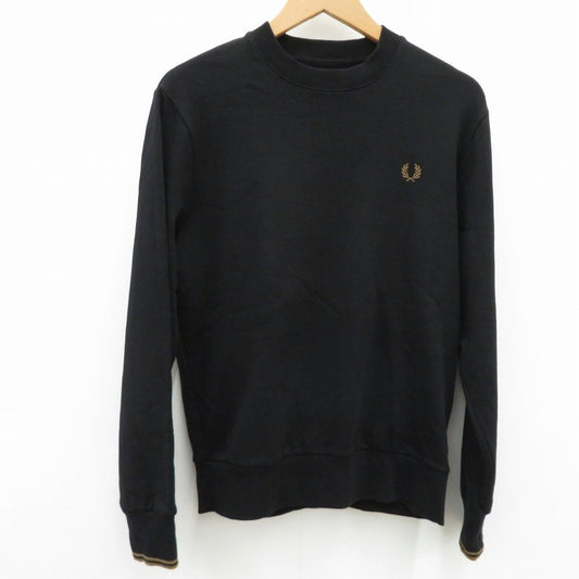 FRED PERRY | フレッドペリー Crew Neck Sweatshirt スウェット M7535 ブラック サイズ：M【瀬戸大橋店】