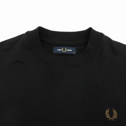 FRED PERRY | フレッドペリー Crew Neck Sweatshirt スウェット M7535 ブラック サイズ：M【瀬戸大橋店】