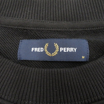 FRED PERRY | フレッドペリー Crew Neck Sweatshirt スウェット M7535 ブラック サイズ：M【瀬戸大橋店】