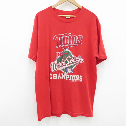Champion | チャンピオン トリコタグ 半袖Ｔシャツ レッド サイズ：XL【瀬戸大橋店】