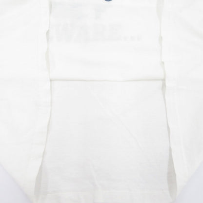 DELTA AMERICA SAYS BEWARE 半袖Ｔシャツ ホワイト サイズ：XL【瀬戸大橋店】