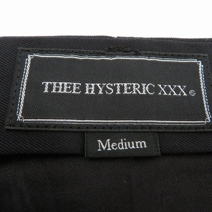 Thee Hysteric XXX | ジィヒステリックトリプルエックス 2タックスラックスパンツ その他ボトムス 06203AP01 ブラック サイズ：M【瀬戸大橋店】