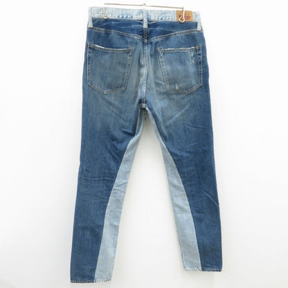 HYSTERIC GLAMOUR | ヒステリックグラマー FBE加工スタッズツートンデニムパンツ デニムパンツ 02172AP08 ブルー【瀬戸大橋店】
