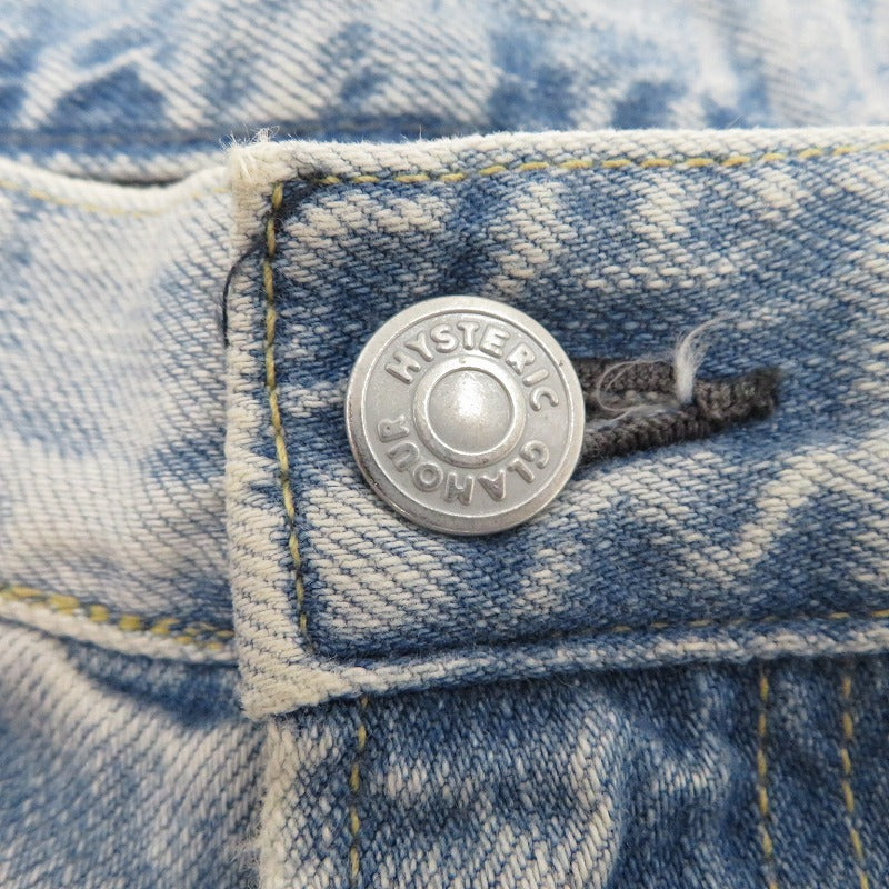 HYSTERIC GLAMOUR | ヒステリックグラマー FBE加工スタッズツートンデニムパンツ デニムパンツ 02172AP08 ブルー【瀬戸大橋店】