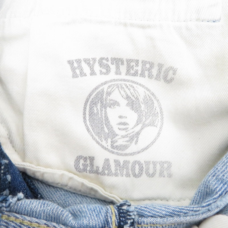 HYSTERIC GLAMOUR | ヒステリックグラマー FBE加工スタッズツートンデニムパンツ デニムパンツ 02172AP08 ブルー【瀬戸大橋店】