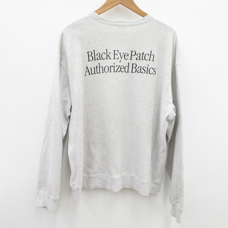 BlackEyePatch | ブラックアイパッチ スウェット グレー サイズ：XL【瀬戸大橋店】