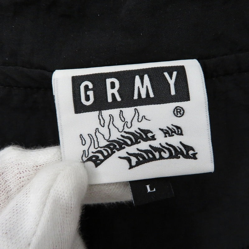 GRIMEY / GRMY | グライミー THE LOWER DEPTHS TRACK JACKET ジャージ ブラック サイズ：L【瀬戸大橋店】