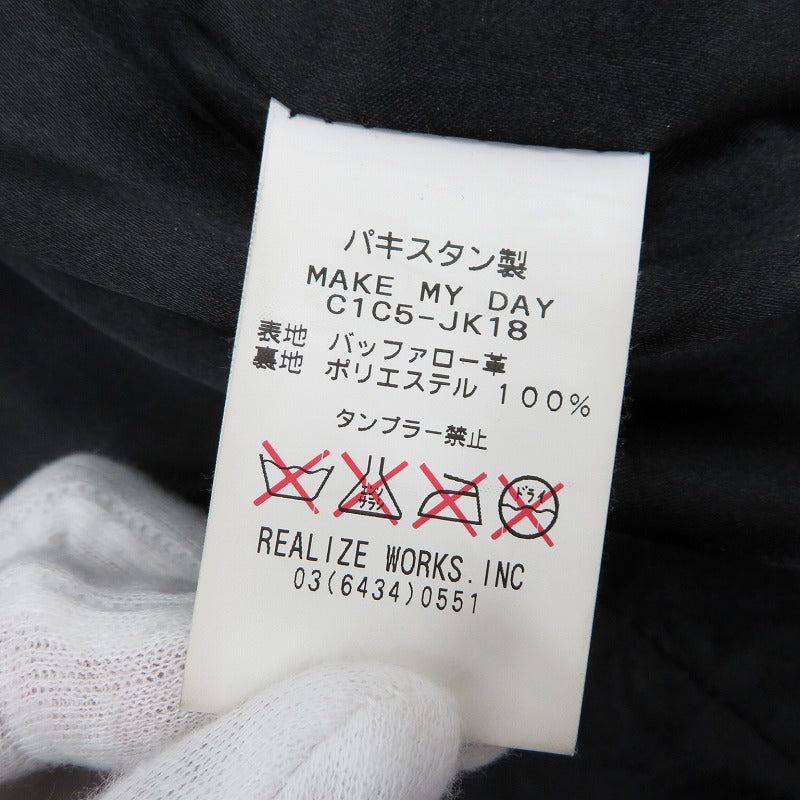 CRIMIE | クライミー ライダースジャケット C1C5-JK18 ブラック サイズ：S【瀬戸大橋店】