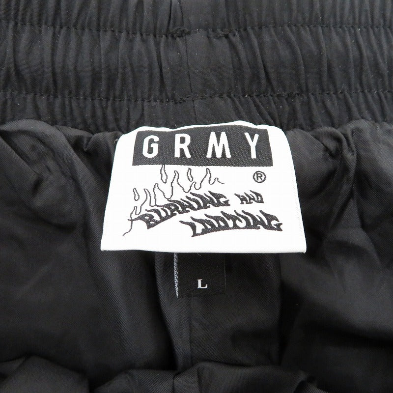 GRIMEY / GRMY | グライミー THE LOWER DEPTHS TRACK PANTS パンツ ブラック サイズ：L【瀬戸大橋店】