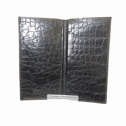 IL BISONTE | イルビゾンテ 型押しロングウォレット 長財布 5402306040 ブラック【瀬戸大橋店】