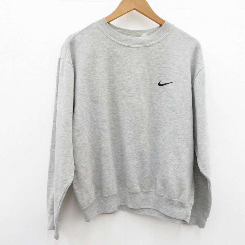 NIKE | ナイキ 刺繍ロゴ短丈スウェット スウェット グレー【瀬戸大橋店】