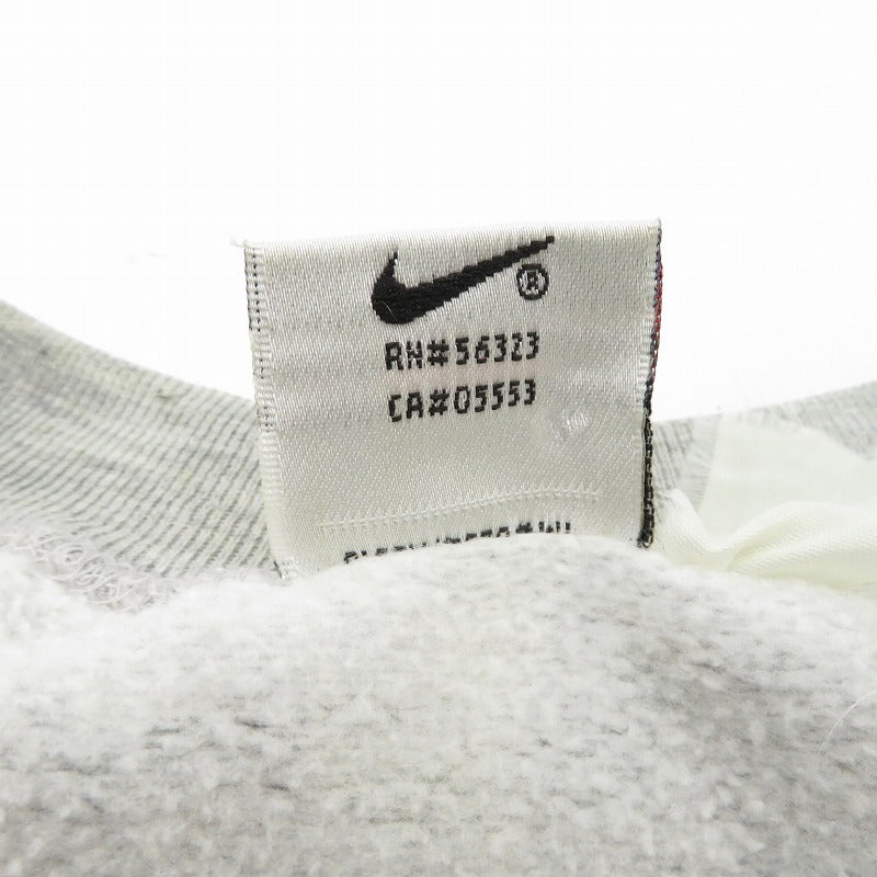 NIKE | ナイキ 刺繍ロゴ短丈スウェット スウェット グレー【瀬戸大橋店】