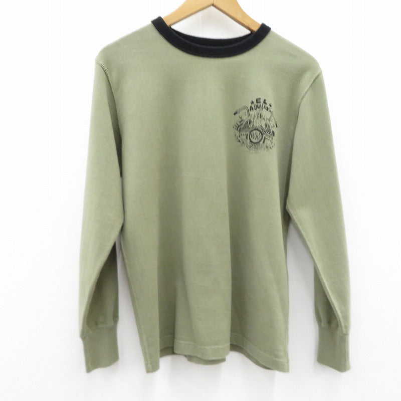 WEST RIDE | ウエストライド EL/Aguila M.C 長袖Ｔシャツ カーキ サイズ：36【瀬戸大橋店】