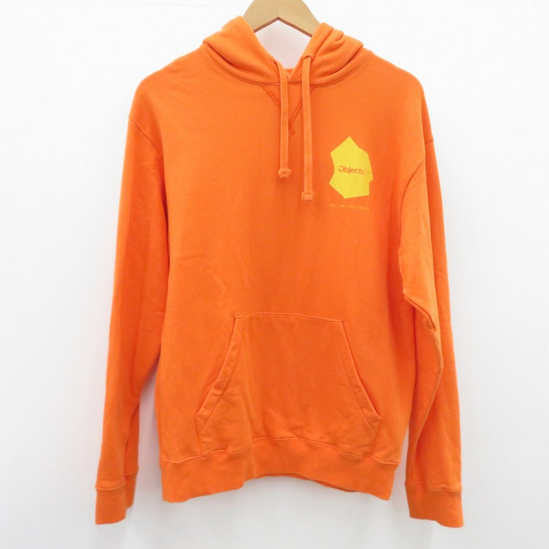 OBJECTS IV LIFE Continuity print hoodie パーカー オレンジ【瀬戸大橋店】
