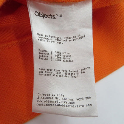 OBJECTS IV LIFE Continuity print hoodie パーカー オレンジ【瀬戸大橋店】