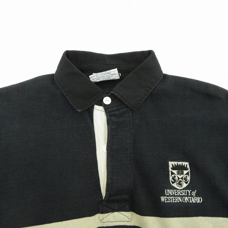 BARBARIAN RUGBY WEAR | バーバリアンラグビーウェア ポロシャツ ブラック サイズ：XL【瀬戸大橋店】