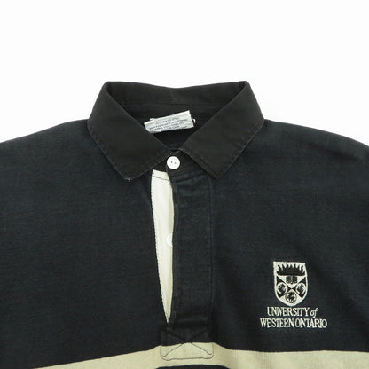 BARBARIAN RUGBY WEAR | バーバリアンラグビーウェア ポロシャツ ブラック サイズ：XL【瀬戸大橋店】