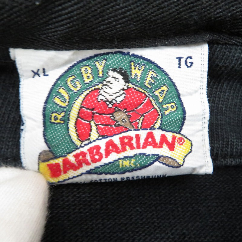 BARBARIAN RUGBY WEAR | バーバリアンラグビーウェア ポロシャツ ブラック サイズ：XL【瀬戸大橋店】