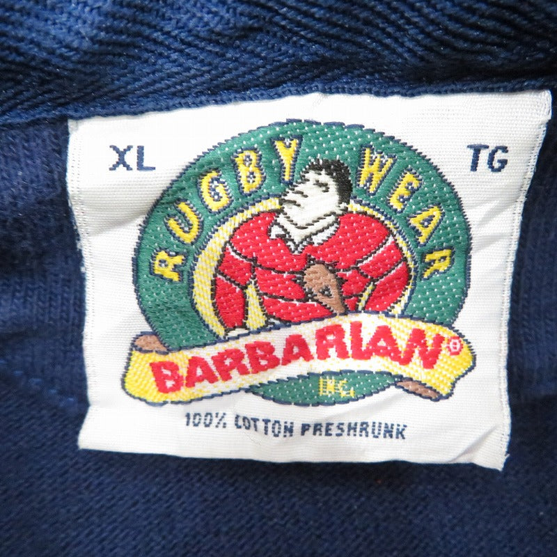 BARBARIAN RUGBY WEAR | バーバリアンラグビーウェア ポロシャツ ネイビー サイズ：XL【瀬戸大橋店】
