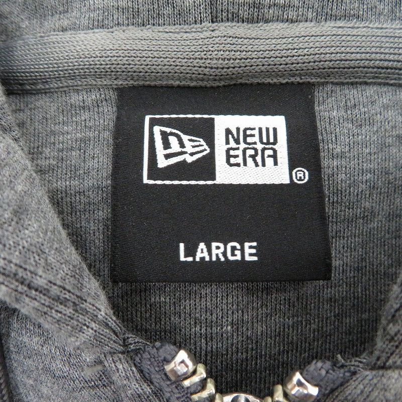 NEW ERA | ニューエラ テックスウェット フルジップフーディー パーカー グレー サイズ：L【瀬戸大橋店】