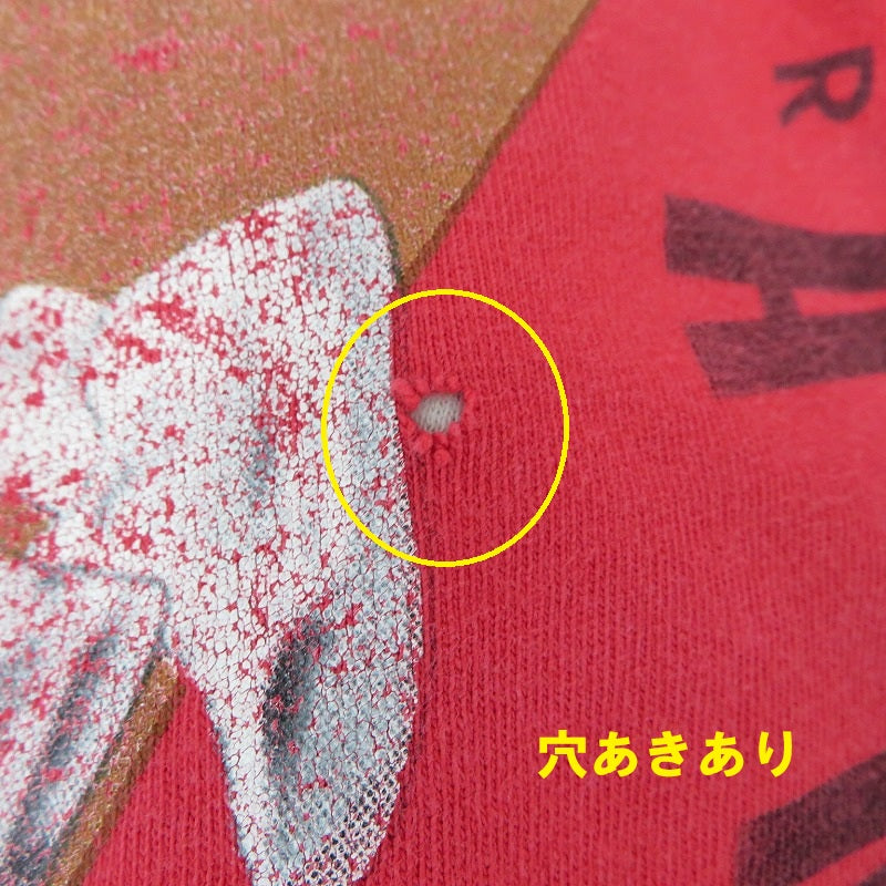 VINTAGE衣料 | ヴィンテージイリョウ 銀タグ/マイケルジョーダンTEE 半袖Ｔシャツ レッド サイズ：M【瀬戸大橋店】