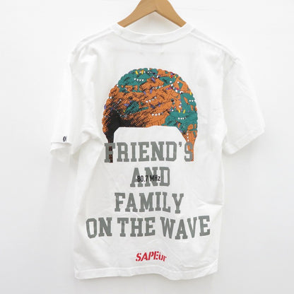 SAPEur | サプール FRIEND'S AND FAMILY Tシャツ 半袖Ｔシャツ ホワイト サイズ：M【瀬戸大橋店】