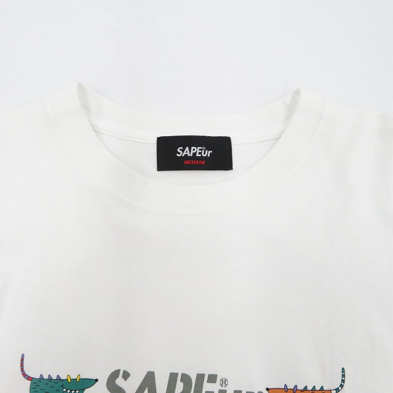 SAPEur | サプール FRIEND'S AND FAMILY Tシャツ 半袖Ｔシャツ ホワイト サイズ：M【瀬戸大橋店】