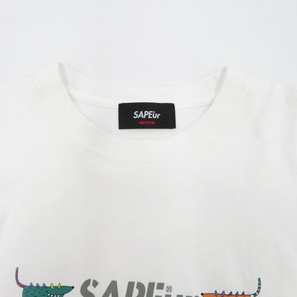 SAPEur | サプール FRIEND'S AND FAMILY Tシャツ 半袖Ｔシャツ ホワイト サイズ：M【瀬戸大橋店】