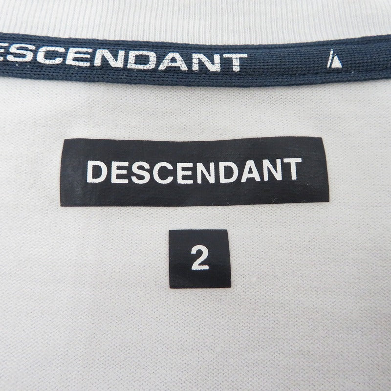 DESCENDANT | ディセンダント MAHI MAHI TEE 半袖Ｔシャツ アイボリー サイズ：2【瀬戸大橋店】