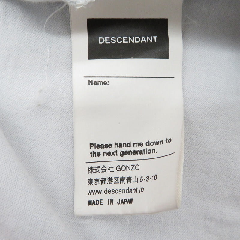 DESCENDANT | ディセンダント MAHI MAHI TEE 半袖Ｔシャツ アイボリー サイズ：2【瀬戸大橋店】