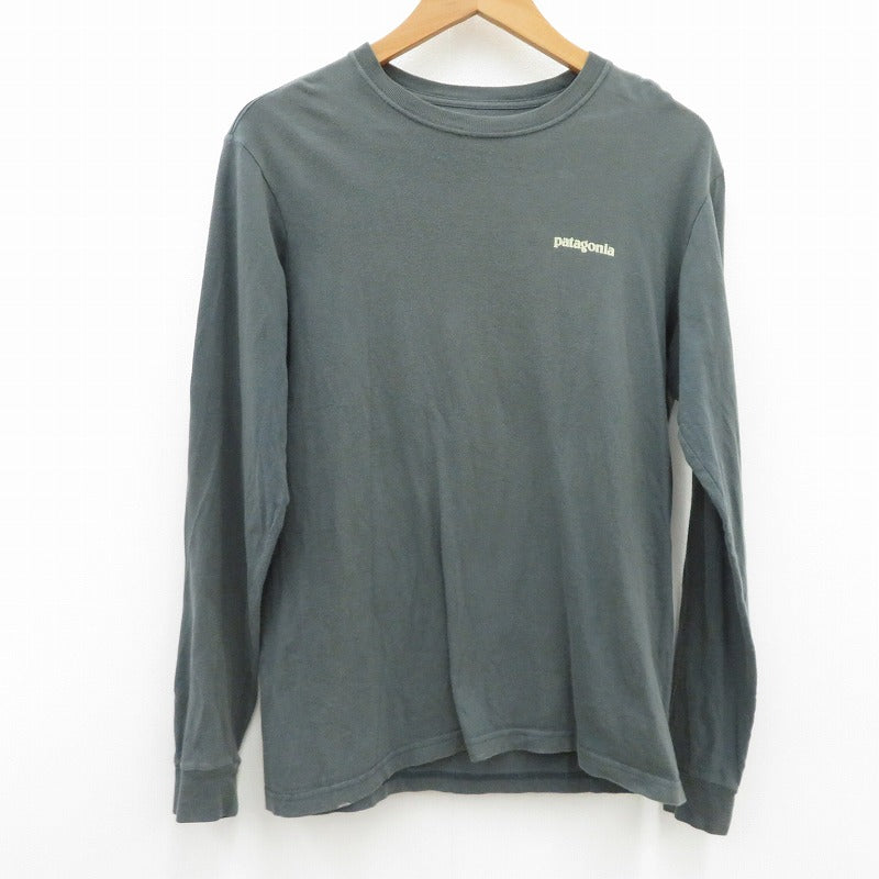 patagonia | パタゴニア 葛飾北斎 富嶽三十六景 長袖Ｔシャツ グリーン サイズ：S【瀬戸大橋店】