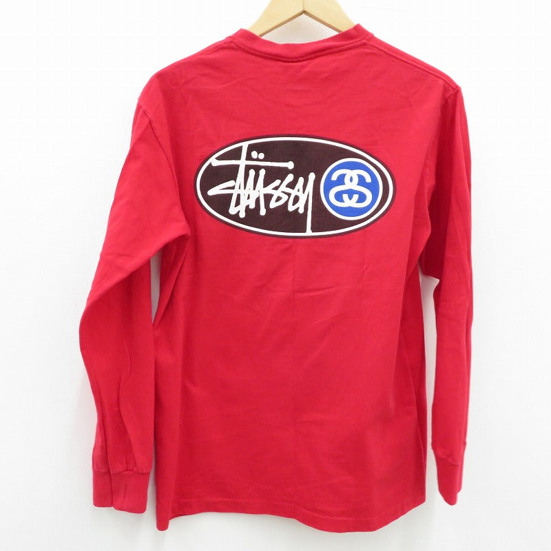 STUSSY | ステューシー USA製/OLD STUSSY 長袖Ｔシャツ レッド サイズ：M【瀬戸大橋店】